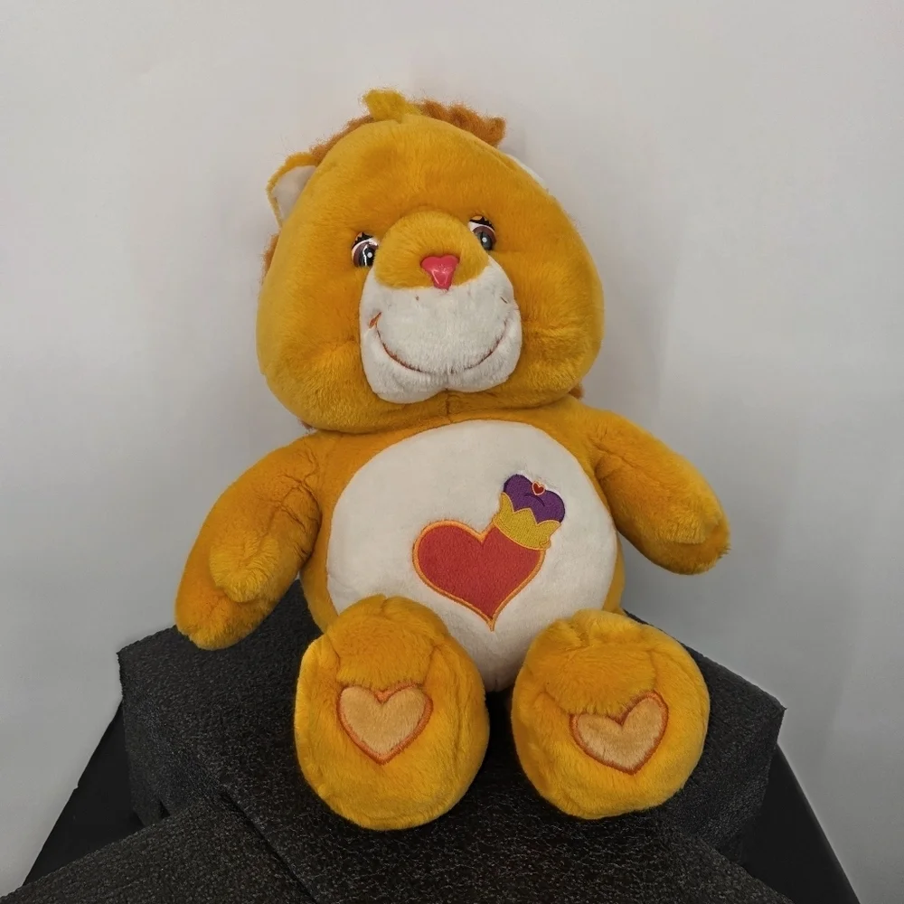 JUMBO 20” Care Bear Cousins BRAVE HEART LION Plush 2003 Rare